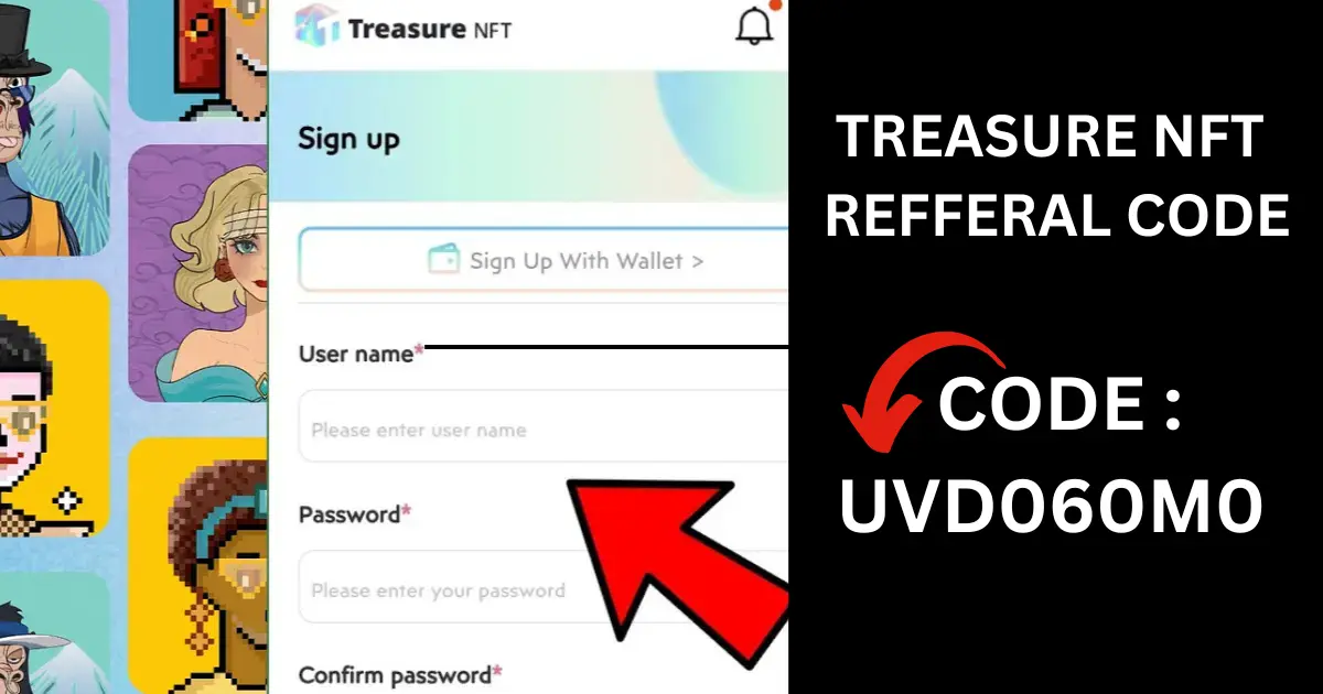 Treasure NFT Referral Code